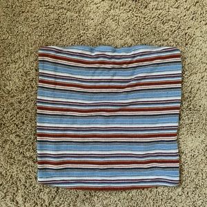 Multi colored tube top